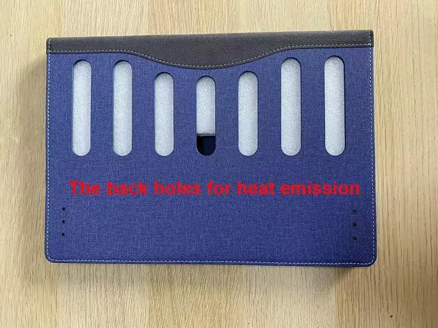 Alt view image 5 of 5 - XJchen Laptop Cover Compatible with HP Elitebook 640 840 845 1040 G9 G10 G11 ProBook 440 445 14 inch G11 ZBook Firefly 14 G9 Case Protective Skin Sleeve PU Leather Pouch (Blue)