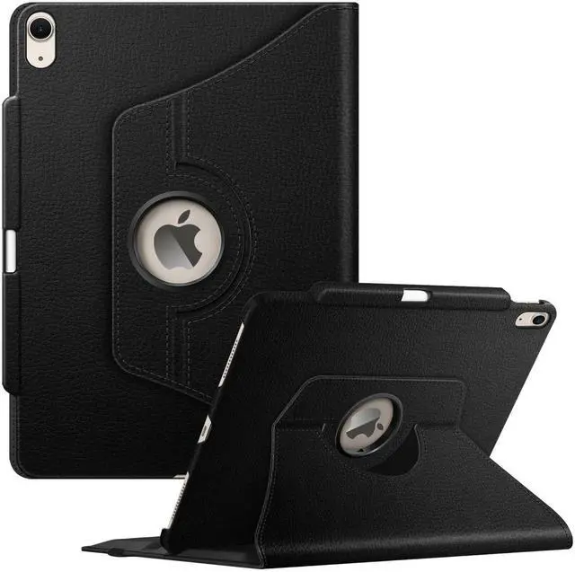 Main image of Fintie Rotating Case for iPad Air 13-inch (M3) 2025, (M2) 2024-360 Degree Swiveling Protective Stand Cover with Pencil Holder, Auto Wake/Sleep, Black
