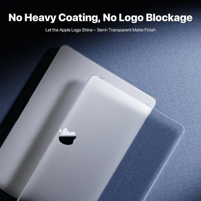 Alt view image 5 of 5 - Soonjet Compatible for MacBook Air 13 inch Case 2020 2019 2018, A2337 M1 A2179 A1932, Same as Bare Device, Sturdy Plastic Protective Hard Shell Cover for MacBook Air 13.3 inch Case - Matte Clear