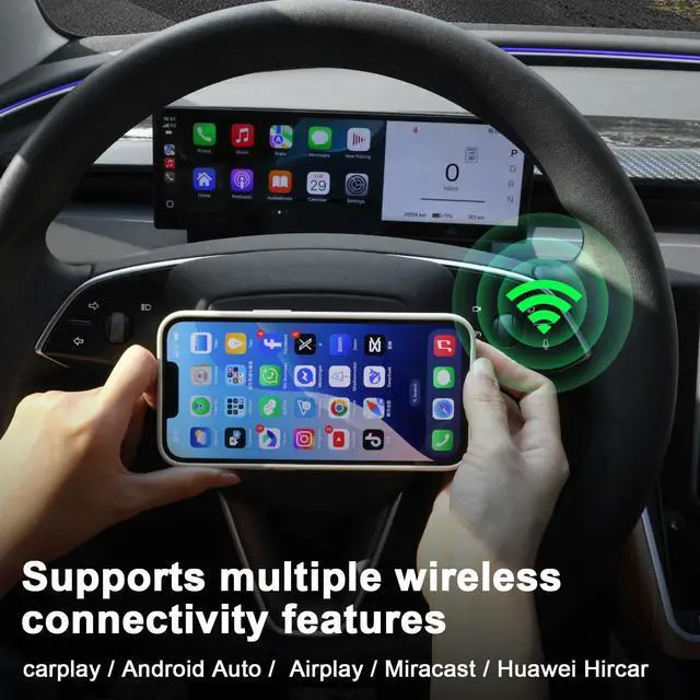 Alt view image 3 of 5 - Tlyard 10.88" Head Up Display for Tesla Juniper 2025 2026, Touchscreen HUD Carplay for Model Y Juniper Accessories, Online OTA, Blind Spot Alert,NOT Affect Airvent,Smart Instrument Cluster(Juniper)