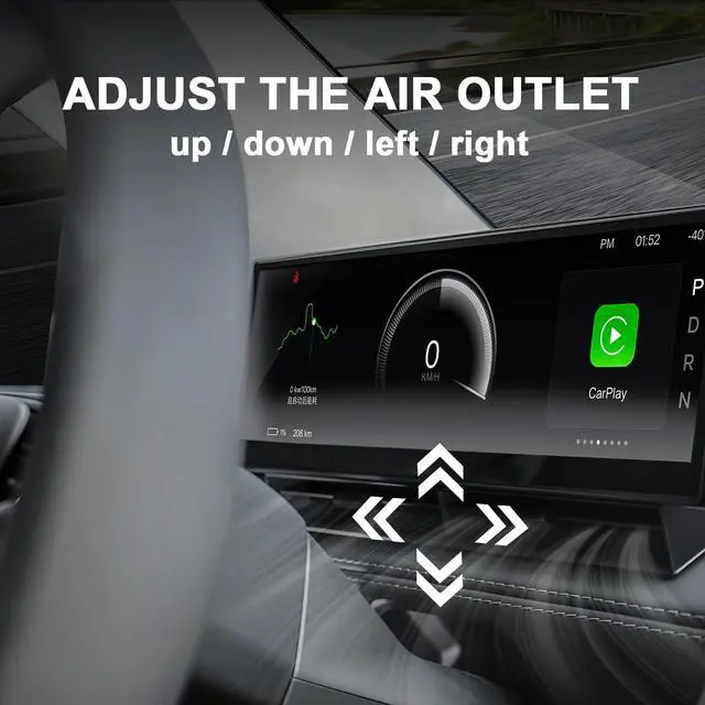 Alt view image 5 of 5 - Tlyard 10.88" Head Up Display for Tesla Juniper 2025 2026, Touchscreen HUD Carplay for Model Y Juniper Accessories, Online OTA, Blind Spot Alert,NOT Affect Airvent,Smart Instrument Cluster(Juniper)
