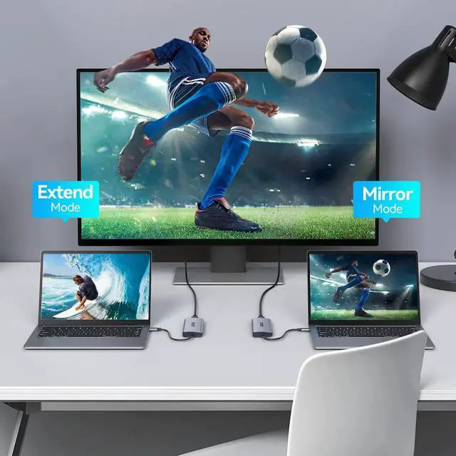 Alt view image 5 of 5 - USB C Hub, Acodot 9 in 1 USB C to 4K@60HZ HDMI Multiport Adapter, 3 USB 3.0 Ports, SD/TF Card Reader, 100W PD, Desigend for MacBook Pro Air HP XPS and Other Type C Devices