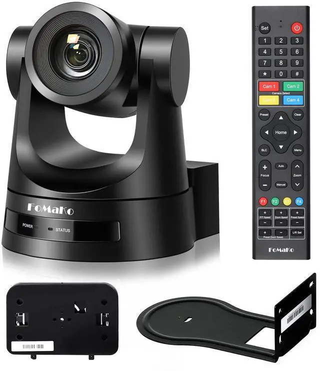 Alt view image 2 of 5 - FoMaKo PTZ Camera 30X Optical Zoom HDMI PTZ Bundle with PTZ Controller PoE Keyboard,Contains 2 Items(FMK30SDI+KC608)