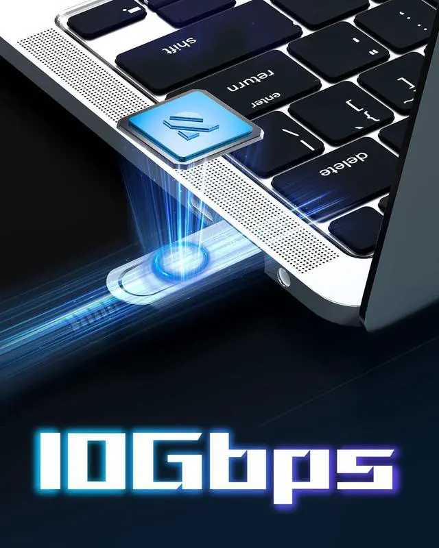 Alt view image 3 of 5 - YSerendept Fiber Optic USB C Cable 50ft,Right Angle High Speed 10Gbps Active Optical Long Distance Extension for Webcams,4K Cameras,VR/AR,Hubs,HDDs,Projectors & Medical Systems