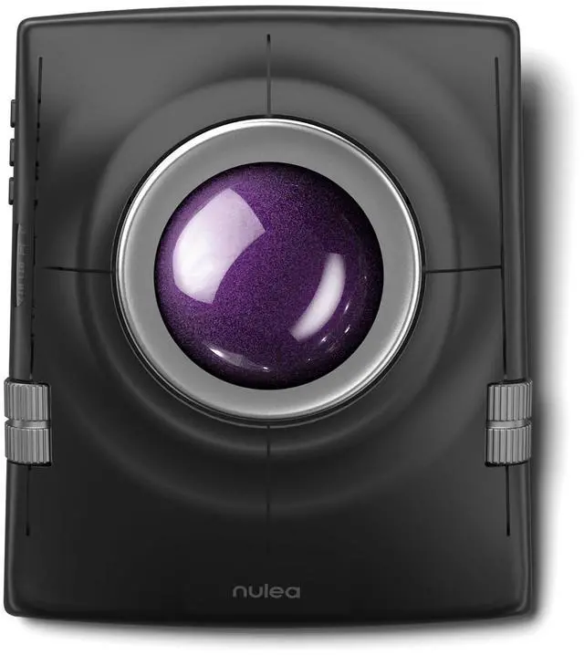 Main image of Nulea M512 Wireless Trackball Mouse, Ergonomic 55mm Trackball, Adjustable DPI for Precise Control, Left or Right Hand Compatible, Rechargeable, Multi-Device Bluetooth & 2.4GHz for PC, Laptop(Purple)