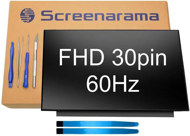 Main image of SCREENARAMA New Screen Replacement for HP 17-CN1053CL 4S324UA, FHD 1920x1080, Matte, LCD LED Display with Tools