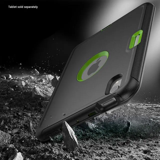 Alt view image 5 of 5 - Sahara - Raider Series Heavy Duty Folio Case for iPad Mini (A17 Pro) 2024, Scorpion Black/Green, (TB00452)