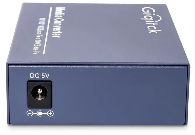 Alt view image 4 of 5 - A Pair 1.25G/s Bidi Gigabit Media Converter, 10/100/1000Base-Tx to 1000Base-FX Fiber Ethernet Coverter, Singlemode SC Bidi Transceiver TX1310nm/TX1550nm, 10Km