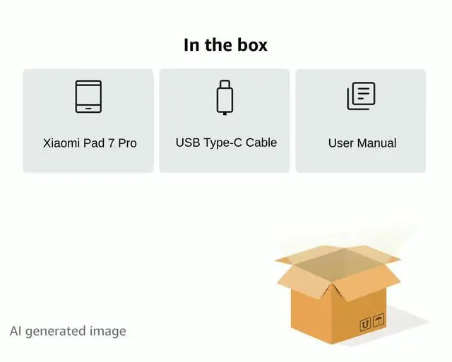 Alt view image 3 of 3 - Xiaomi Pad 7 Pro Ai WiFi Version Global (No Calls or Text) 11.2 inches 3.2K 144Hz 8850mAh Bluetooth 5.4 Four Speakers 50 Mp Cam Model 24091RPADG (Gray, 512GB + 12GB)