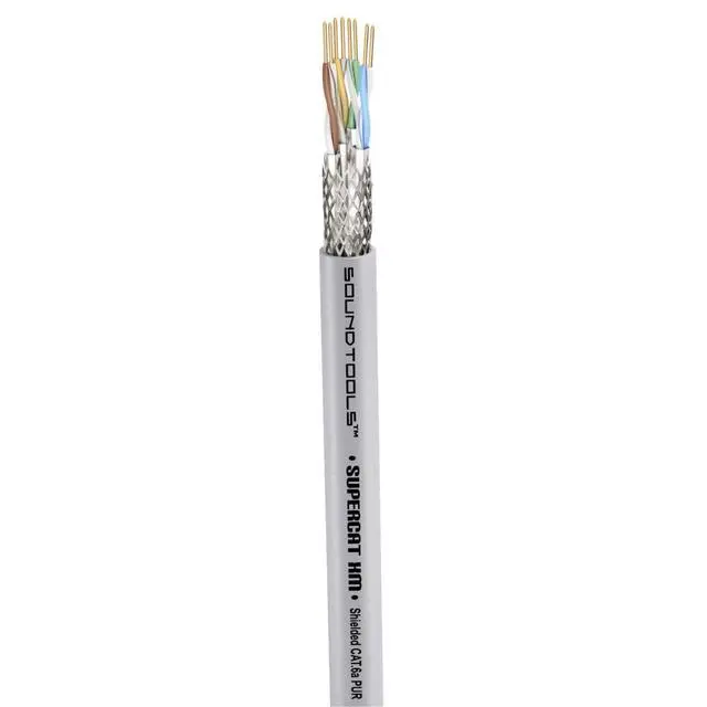 Alt view image 4 of 4 - Sound Tools SuperCAT XM Festival Grade Shielded CAT6a etherCON Cable, Flexible Polyurethane Jacket, Neutrik Connectors (100 Meters, Gray, Cable Drum)