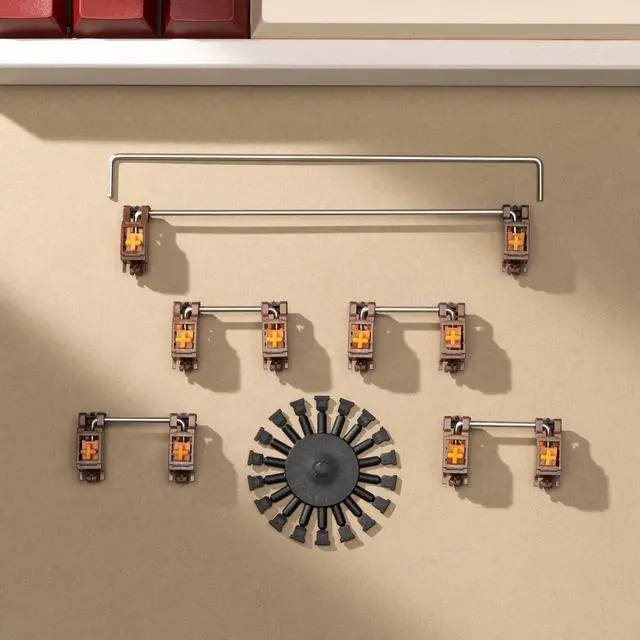 Main image of WS Stupid Stabilizer TPU Silicone PCB Mount Snap-in Stabilizers 2u 6.25u 7u Stabilizers Mechanical Keyboard Stabs 1.2mm/1.6mm (1.6mm)