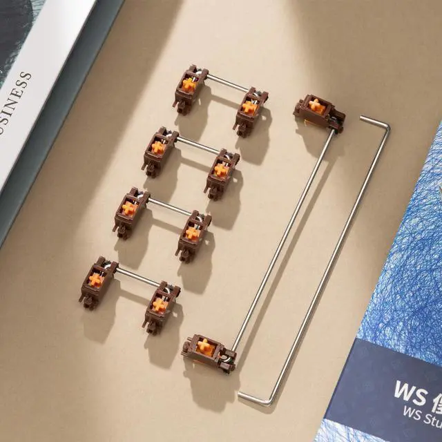 Alt view image 2 of 5 - WS Stupid Stabilizer TPU Silicone PCB Mount Snap-in Stabilizers 2u 6.25u 7u Stabilizers Mechanical Keyboard Stabs 1.2mm/1.6mm (1.6mm)