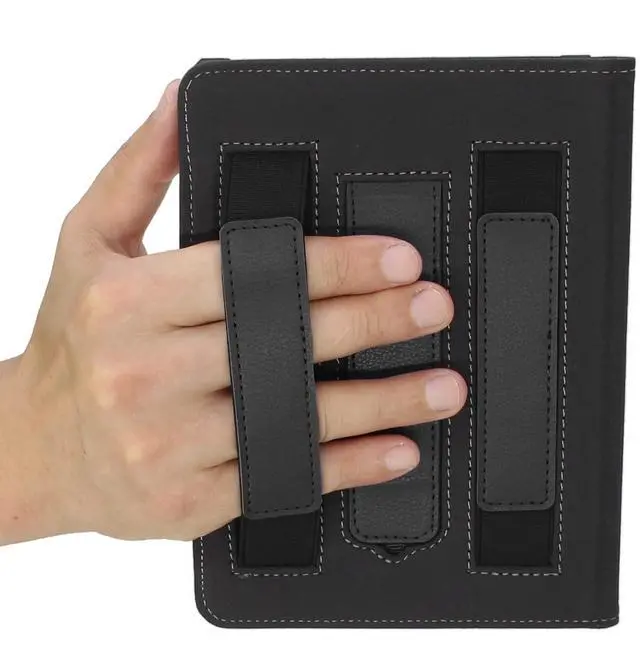 Alt view image 5 of 5 - Case for Kindle Paperwhite 2021 Release 6.8" 11th Generation PU Leather Cover H02 - Black