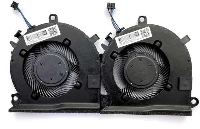 Alt view image 2 of 4 - (2 Pack) CPU+GPU Cooling Fan Replacement for HP Pavilion Gaming 15-EC 16-A L77560-001 15-ec0001ne 15-ec0045AX 15-ec0002ng 15-ec0013dx 15-ec0751ms 15-ec0075ax 15-ec0001ne 16-a0075cl 16-a0032dx Pair Fan