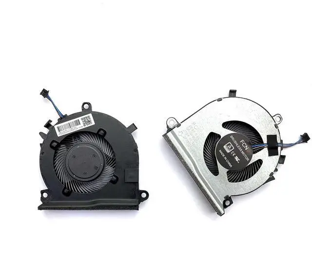 Alt view image 4 of 4 - (2 Pack) CPU+GPU Cooling Fan Replacement for HP Pavilion Gaming 15-EC 16-A L77560-001 15-ec0001ne 15-ec0045AX 15-ec0002ng 15-ec0013dx 15-ec0751ms 15-ec0075ax 15-ec0001ne 16-a0075cl 16-a0032dx Pair Fan