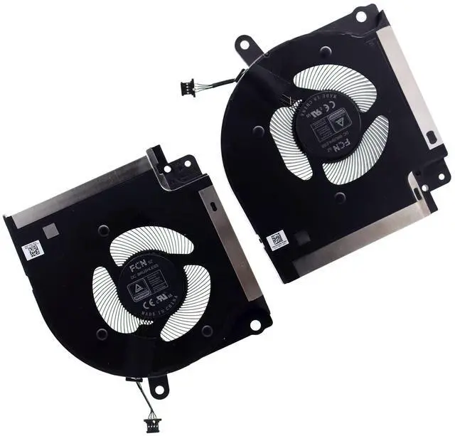 Alt view image 3 of 5 - Deal4GO 12V/1A Main CPU Cooling Fan X63JW 0X63JW w/Graphics GPU Fan 9DNWT 09DNWT Replacement for Dell Alienware X17 R1, 17 R2 (Discrete GPU)