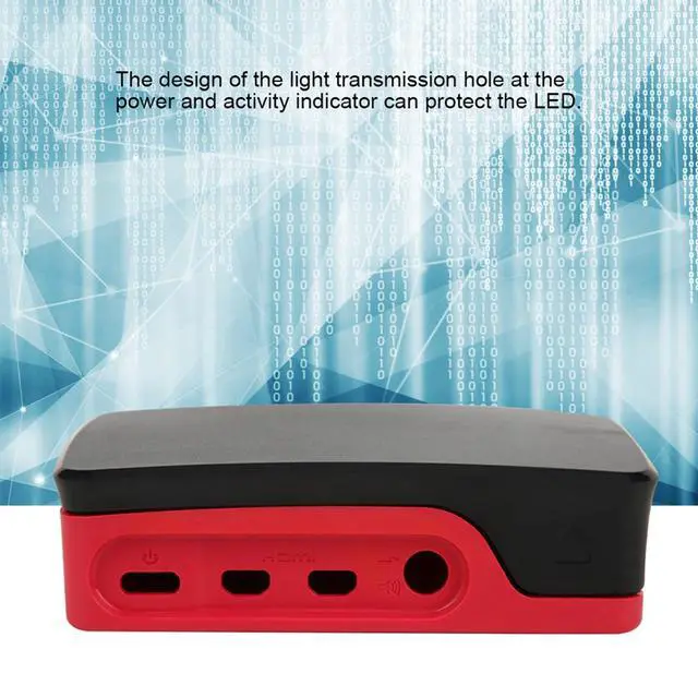 Alt view image 3 of 5 - Raspberry Pi 4B Case Official Style ABS Raspberry Pi Case Drop-in Replacement for Official with Precise Cutouts and Snap Slot(Black & Red)