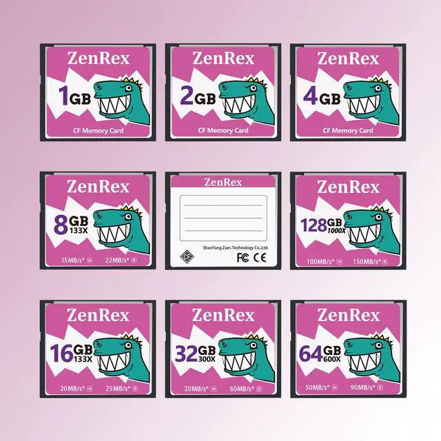 Alt view image 4 of 4 - ZenRex 1GB CompactFlash Memory Card CF Card UDMA High Speed for Camere