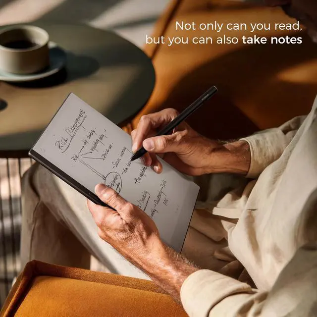 Alt view image 3 of 5 - Musnap X 10.65" E Ink Paper Tablet | 8GB+128GB Ultra-Thin Flexible Screen ePaper Notebook with Stylus Pen | 2-in-1 ePaper Tablet & eBook Reader | Long Battery Life for Meetings, Study & Reading