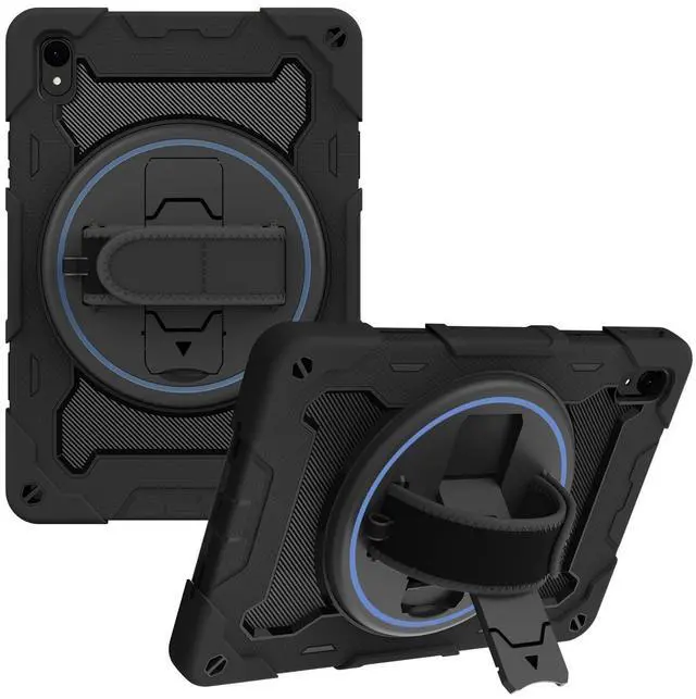 Main image of nincyee Tablet Case for Huawei MatePad 11 2023,Kids Rainbow Heavy Duty Silicone Shockproof Case with Pencil Holder,Shoulder Strap,Rotating Fold Kicjstand,Hand Strap