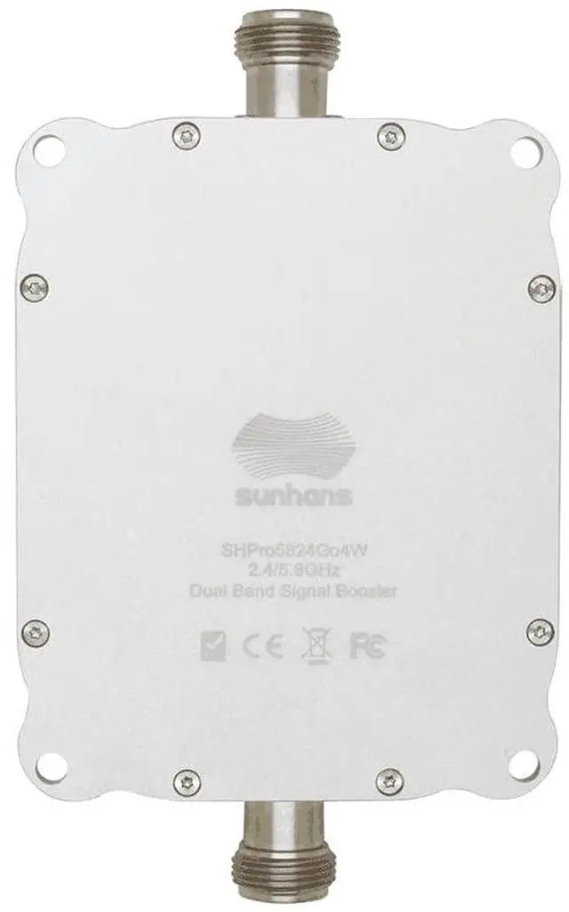 Alt view image 3 of 5 - Sunhans 2.4G/5.8GHz Dual Band 4000mW 36dBm Outdoor WiFi Signal Booster Amplifier Repeater Extender for House, Office, UAV, IP Cameras, RC Equipment