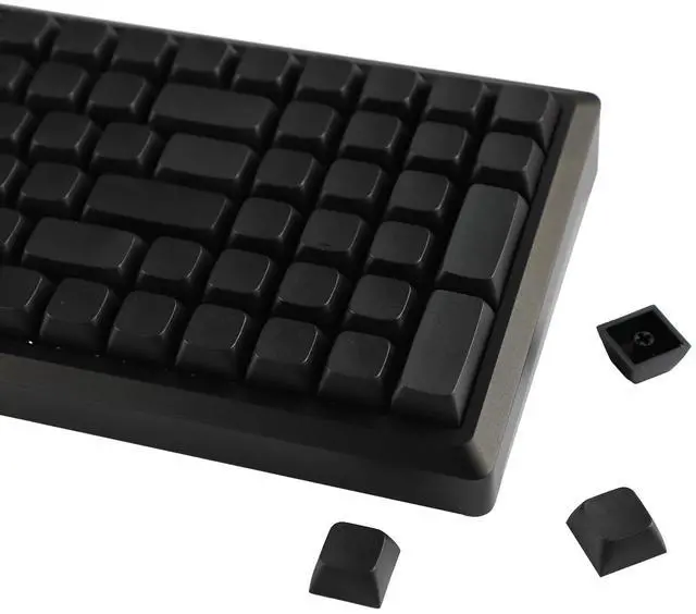 Alt view image 5 of 5 - YMDK 127 Key Black Blank ZDA XDA V2 Keycaps PBT Keycap for MX Keyboard 104 87 61 Melody 96 KBD75 ID80 GK64 SP84