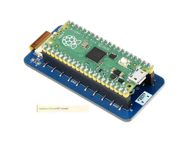 Alt view image 3 of 5 - waveshare 2.13inch E-Paper E-Ink Display Module for Raspberry Pi Pico 250×122 Pixels Black/White Partial Refresh Support with SPI Interface