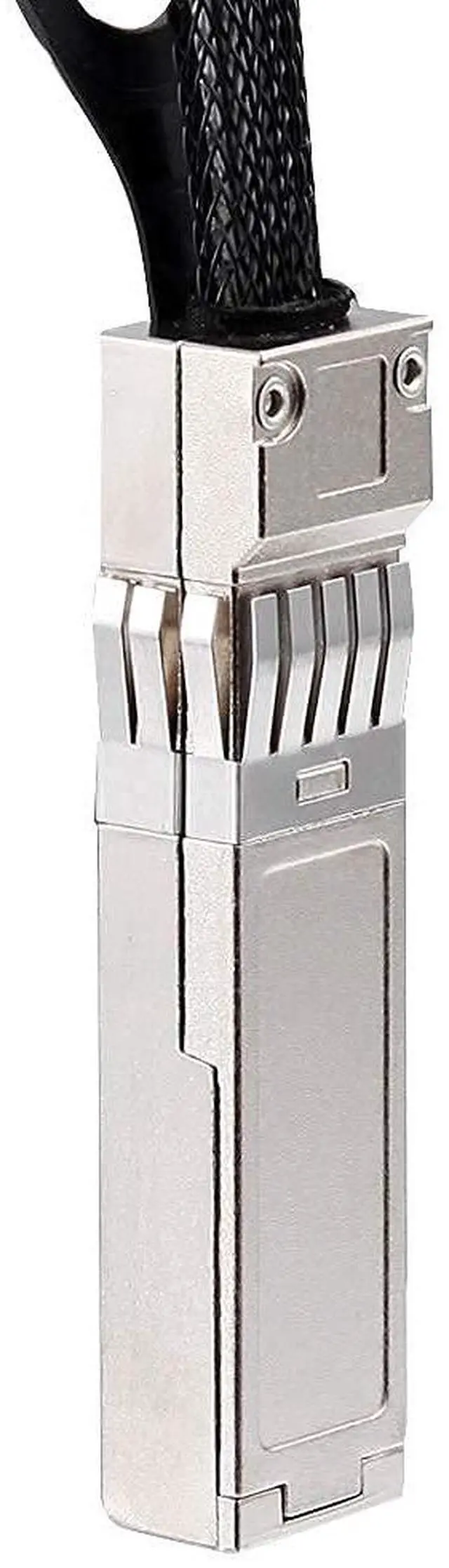 Alt view image 3 of 5 - 10Gtek 10G SFP+ to SFP+ Extender Cage with EEPROM on Cage Side, 3M Flat Cable in Nylon Jacket, 30AWG, 30cm