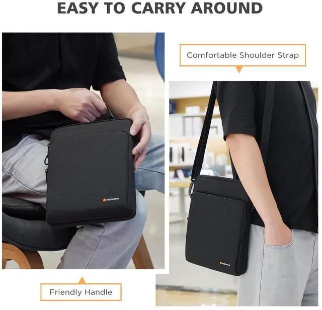 Alt view image 5 of 5 - NIDOO 14 inch Laptop Sleeve Protective Computer Carrying Case Bag for 14" ThinkPad E14 Gen 4/ T14s Gen 5/ ThinkPad X1 Carbon Gen 12/14" MacBook Pro M4 M3 / Asus ZenBook 14/13.5" Surface Laptop 6 5