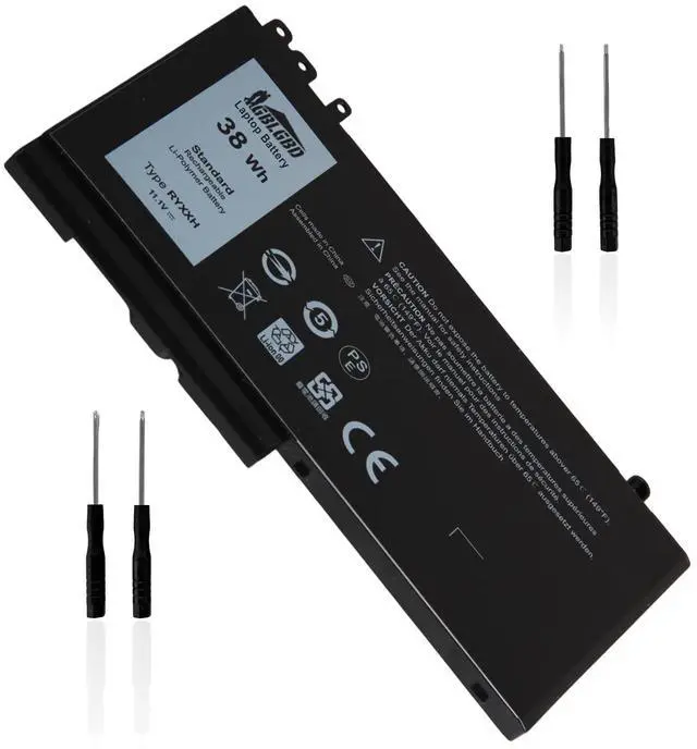 Main image of GBLGBD RYXXH Replacement Battery for DELL Latitude 3150 3160 E5250 E5450 E5550 Series, Compatible with Part Numbers RYXXH 9P4D2 R5MD0 YD8XC,11.1V 38Wh 4213mAh 3-Cell Li-Polymer Laptop Battery