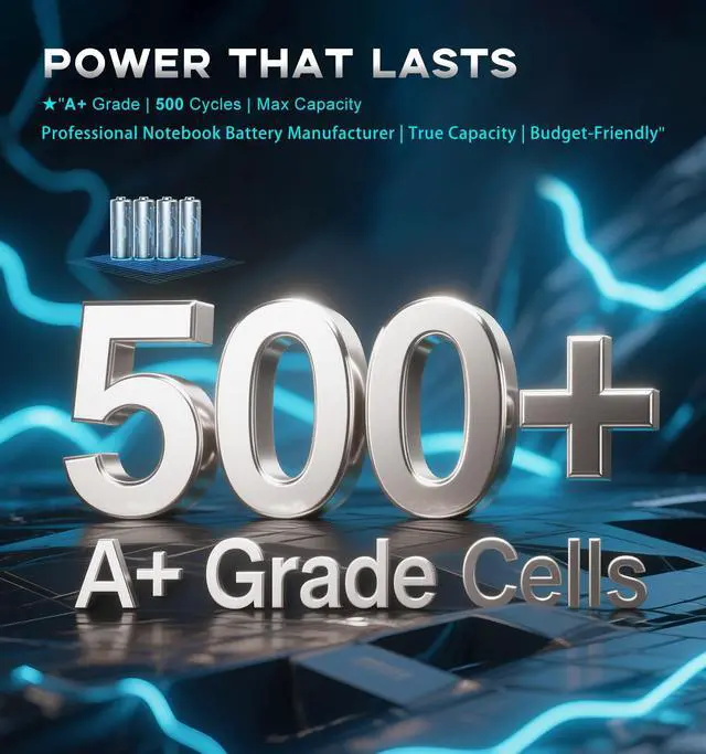 Alt view image 5 of 5 - GBLGBD RYXXH Replacement Battery for DELL Latitude 3150 3160 E5250 E5450 E5550 Series, Compatible with Part Numbers RYXXH 9P4D2 R5MD0 YD8XC,11.1V 38Wh 4213mAh 3-Cell Li-Polymer Laptop Battery