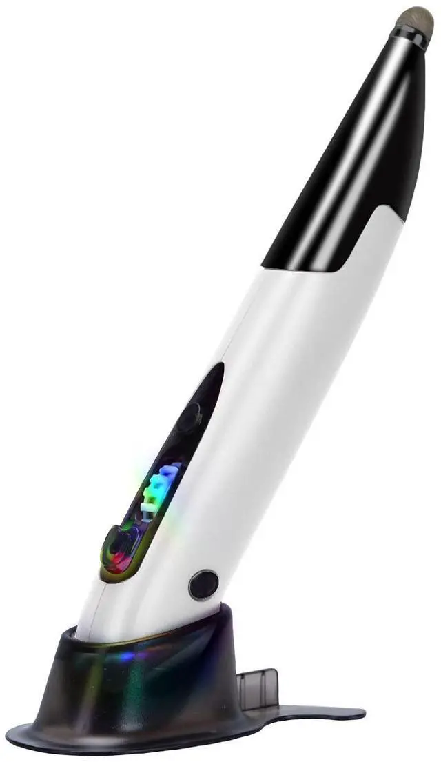 Main image of lychee Optical Pocket Pen Mouse with Voice Control and Bluetooth Function, Wireless Handwriting Mini Mice for PC Laptop Notebook Computer(White)
