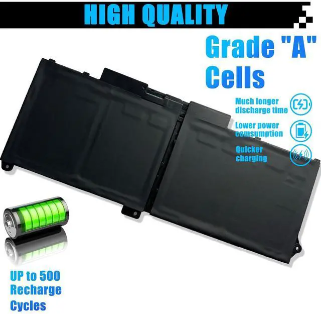 Alt view image 5 of 5 - RJ40G Laptop Battery Replacement for Dell Latitude 14 5420 Latitude 15 5520 Precision 15 3560 P137G P137G001 P104F P104F001 P104F002 Series WY9DX 01K2CF 075X16 0WK3F1 0M3KCN 005R42 15.2V 3941mAh