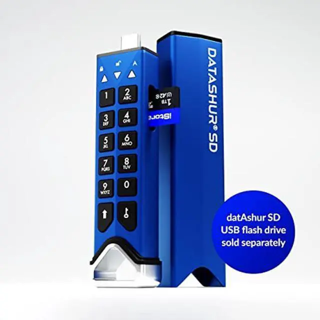 Alt view image 2 of 4 - iStorage MicroSD Card 1TB Encrypt Data stored on iStorage MicroSD Cards Using DatAshur SD USB Flash Drive Compatible with datAshur SD Drives only