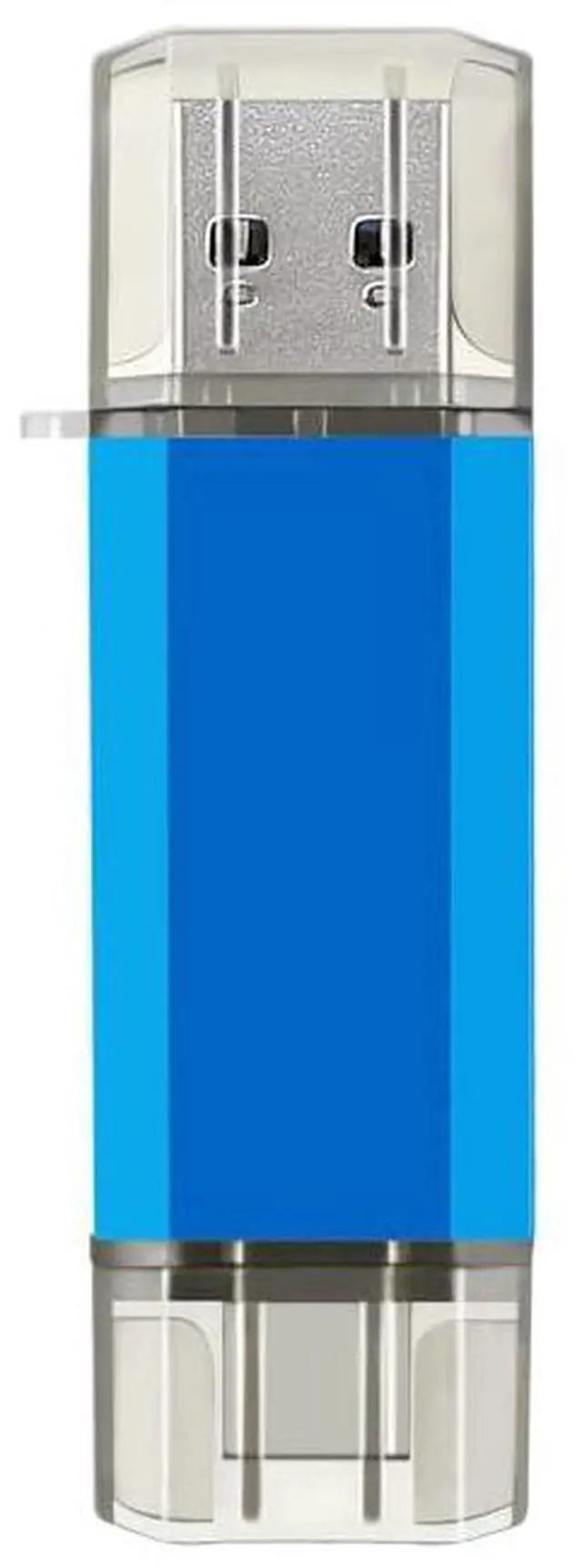 Alt view image 3 of 5 - 2-Pack 128GB Dual USB 3.0 Flash Drive USB C & USB A 2-in-1, Thumb Drive for Type-C Phones, PC, External Storage for Photos/Videos/Files