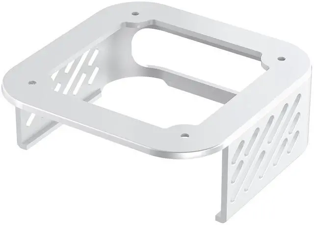 Main image of NewHail Under Desk Mount for 2024 Mac mini M4/M4 Pro, Under Desk Stand and Wall Mount with Heat Dissipation Design, Compatible with Mac mini M4/M4 Pro, Silver