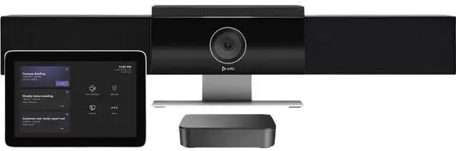 Main image of Poly Studio Small/Medium Room Kit for Poly PC Room Solution - Poly Studio Video Bar & Poly GC8 Touch Controller - Automatic Camera Framing - 4K Display - Noise Blocking Technologies - PC Not Included