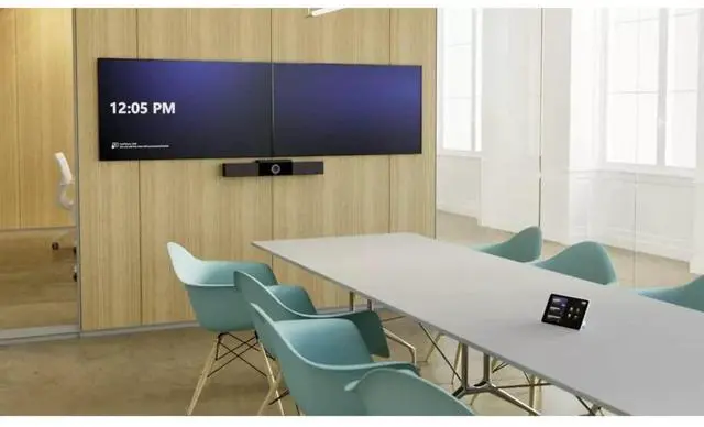 Alt view image 2 of 2 - Poly Studio Small/Medium Room Kit for Poly PC Room Solution - Poly Studio Video Bar & Poly GC8 Touch Controller - Automatic Camera Framing - 4K Display - Noise Blocking Technologies - PC Not Included