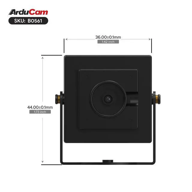 Alt view image 5 of 5 - Arducam 16MP USB Camera Module, AutoFocus Lightburn Camera, Support Digital PTZ, Compatible with Windows, Linux