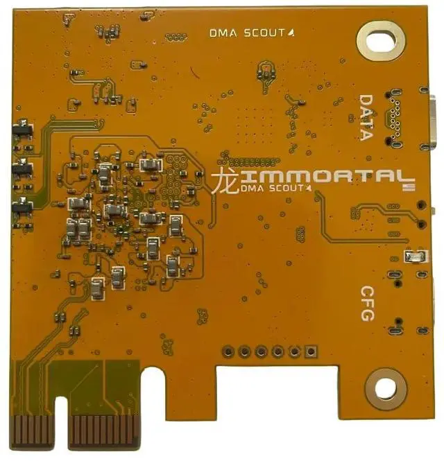 Alt view image 3 of 5 - IMMORTAL XC7 DMA Card  Direct Memory Access Card USBC/PCIe PCILeechCompatible FPGA Up to275MB/s Artix7 XC7A35T USB FirmwareFlashable Xilinx FPGA DMA Development Board  DMA Scout