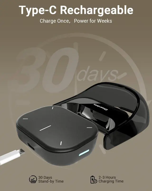Alt view image 5 of 5 - Cheerdots2 Touchpad Bluetooth Mouse with Presentation Mode, Detachable & Portable Design, Smart Software Control, Wireless Mouse for Meetings, Remote Work & TravelBasic