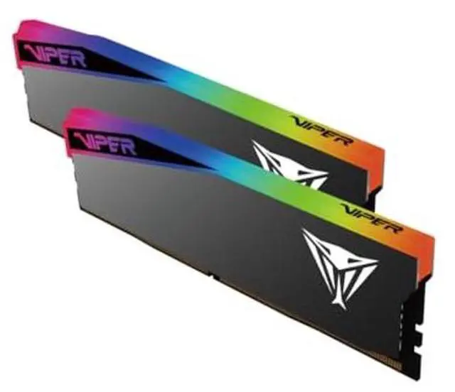 Alt view image 2 of 5 - Patriot Viper Elite 5 Ultra Gaming RGB DDR5 RAM 48GB (2X24GB) 6400MT/s CL32 1.4v UDIMM Desktop Gaming Memory Kit Compatible with Intel XMP AMD Expo - VEUR548G6432K