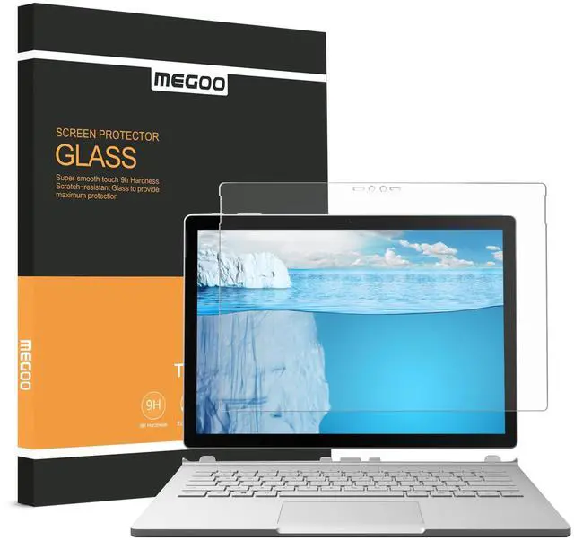 Main image of Megoo Screen Protector for Surface Book 2/ Book1 13.5 Inch (2017-2019),Premium Glass Protector/Scratch resistant/Full protection for Microsoft Surface Book - (NOT for Surface Book 3 13.5 inch)