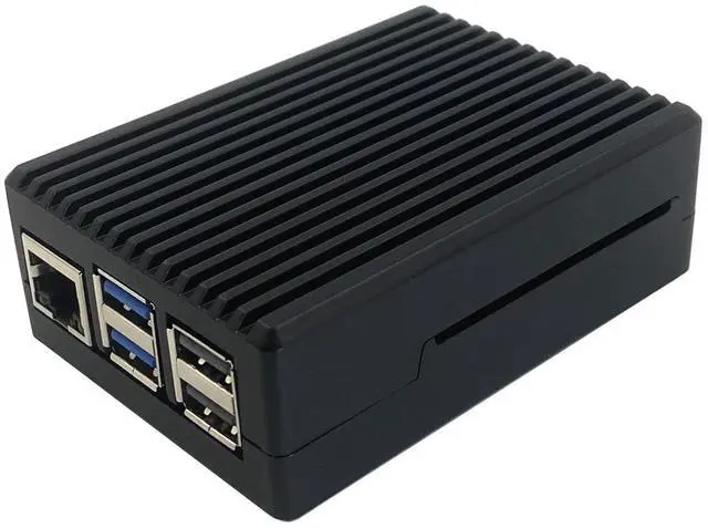 Alt view image 2 of 5 - WEIYIXING Matel Case for Raspberry Pi 5, Aluminum Alloy Case with 2507 PWM Cooling Fan for Raspberry Pi 5 4GB/8GB