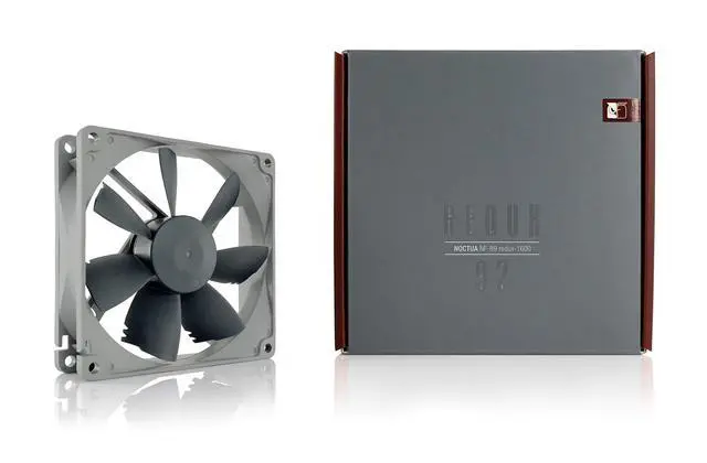 Alt view image 3 of 4 - Noctua NF-B9 redux-1600, High Performance Cooling Fan, 3-Pin, 1600 RPM (92mm, Grey)