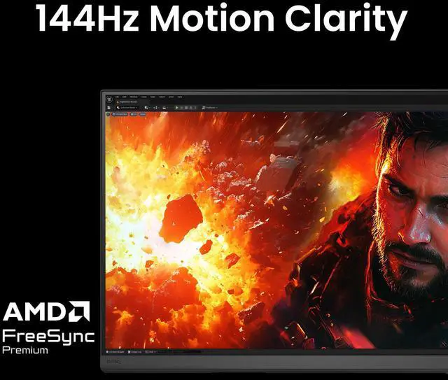 Alt view image 3 of 5 - BenQ PD3226G 32 4K UHD (3840x2160) 144Hz Monitor for Designers, IPS, 95% P3, 100% sRGB, 90W Thunderbolt 4, Software Calibration, KVM, Daisy Chain, Reflection-Free Nano Matte Panel, Height Adjustable