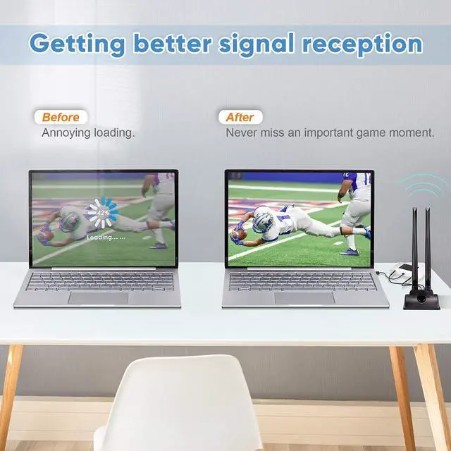 Alt view image 3 of 5 - Bingfu 4G LTE Antenna 6dBi Magnetic Base MIMO TS9 Antenna Compatible with Verizon AT&T T-Mobile Sprint 4G LTE Mobile Hotspot MiFi Router Cellular Broadband Modem USB Modem Dongle Adapter