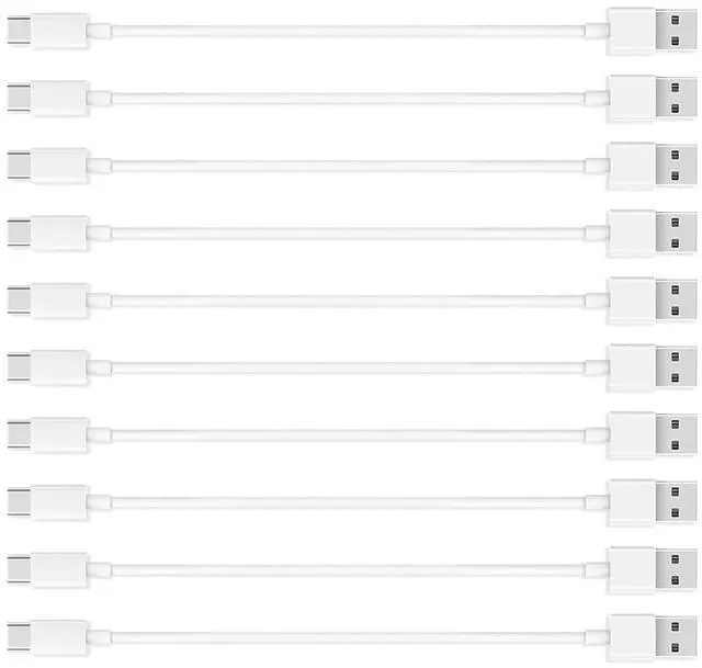 Main image of 10 Pack i Phone 17 Car Carplay Cable USB A to USB Type C Charging Charger for iPhone 17 Air/16E 16 15 Pro Max Plus Data Cord iPad 13 a16 2025 Pro 12.9, Air 5 4 Mini 6,Samsung Galaxy Tab A7 A8 A9 S9 S8