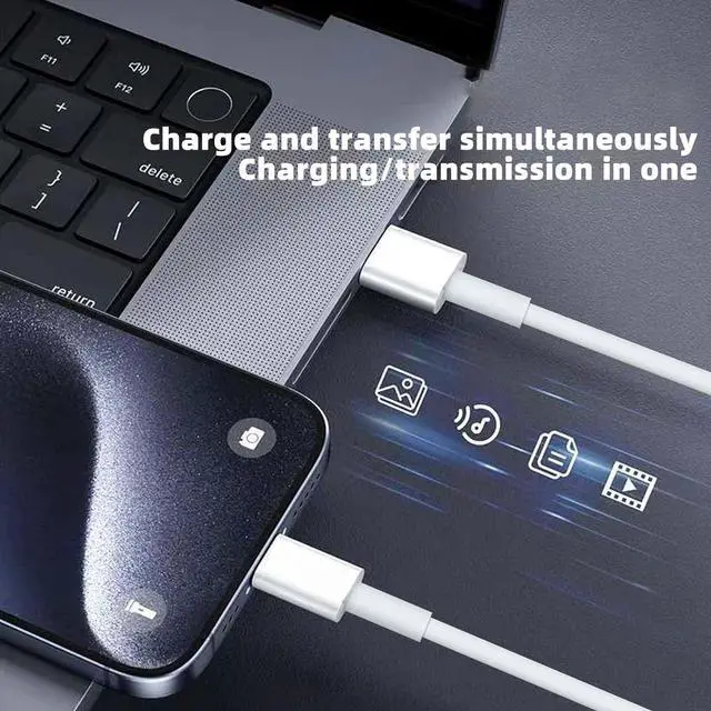 Alt view image 4 of 4 - 10 Pack i Phone 17 Car Carplay Cable USB A to USB Type C Charging Charger for iPhone 17 Air/16E 16 15 Pro Max Plus Data Cord iPad 13 a16 2025 Pro 12.9, Air 5 4 Mini 6,Samsung Galaxy Tab A7 A8 A9 S9 S8