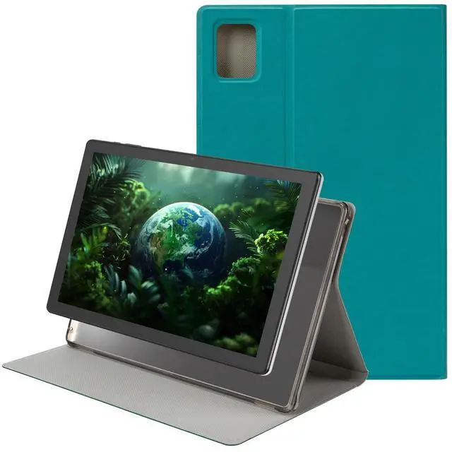 Alt view image 2 of 5 - 10 inch Tablet - Android 15 Tablet for Adults - Google Tablet Computer with HD IPS Touch Display, Octa-Core, 8GB RAM 64GB ROM, 512GB Expand, Wi-Fi 6 (2.4G + 5G), Dual Camera, 5000mAh Battery - Silver